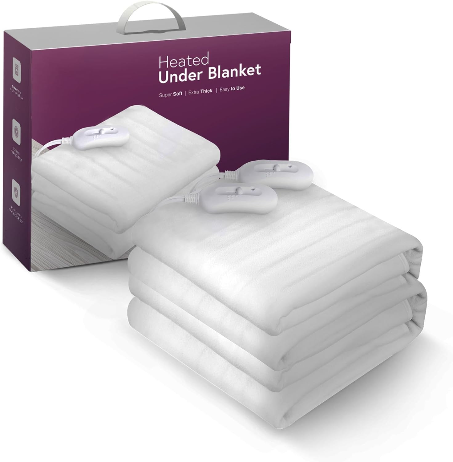 KONE Electric Heated Blanket Electric Blanket, 3 Heat Settings