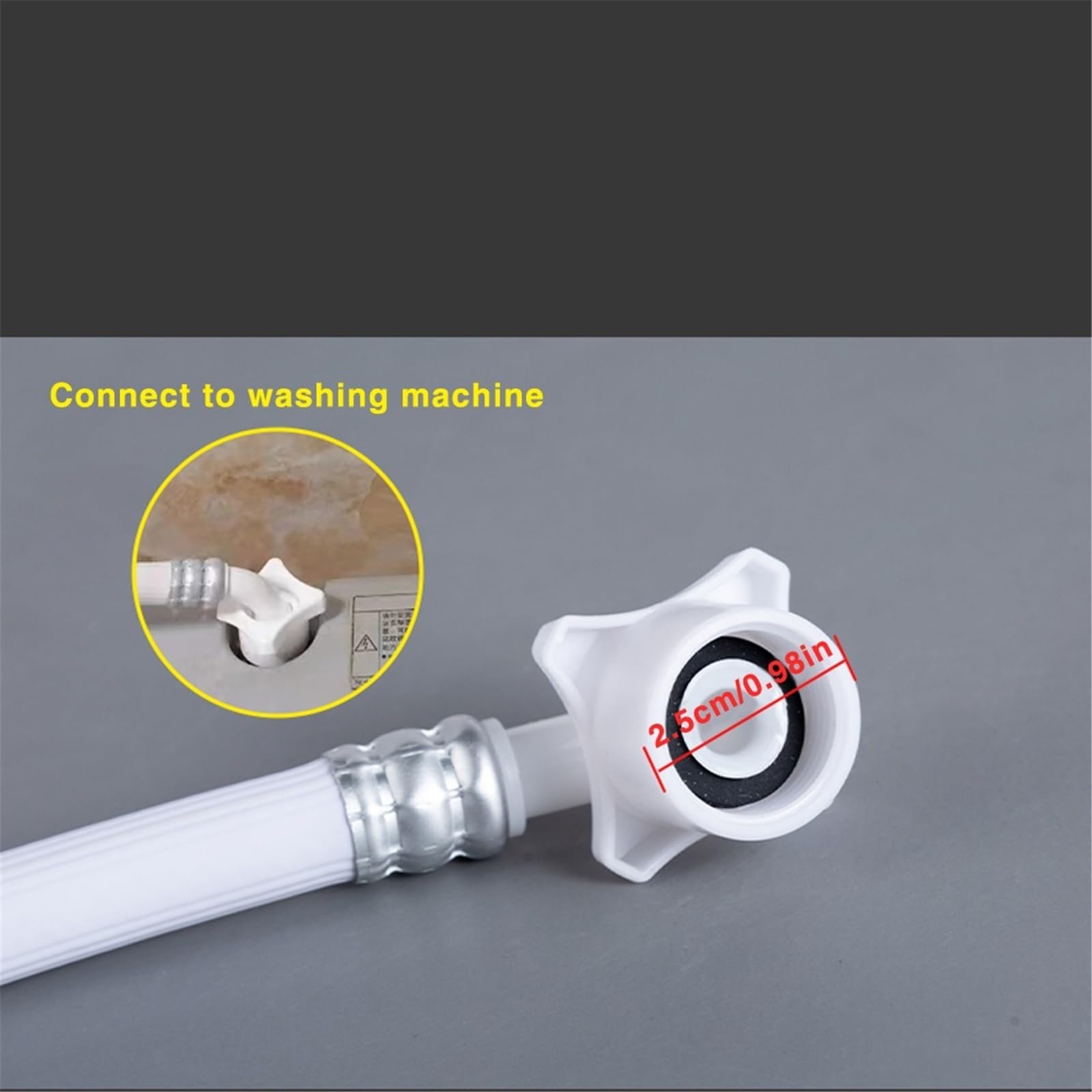 Tubo Desague Lavadora Tubería de Entrada de Agua de Lavadora Tubería de Entrada de Agua de Lavadora Tubería de inyección de Agua de Descarga Tubería de Agua Engrosada(5M)