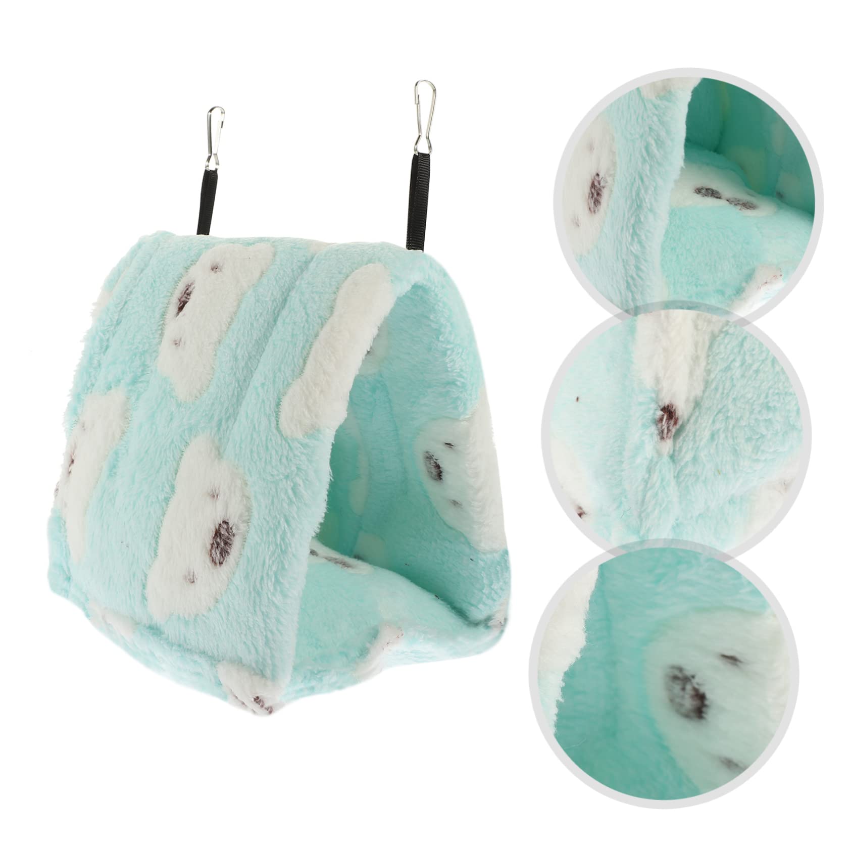 BESPORTBLE 3stücke Kuschelnest Für Kleintiere Warmes Baumwollbett Für Hamster Chinchillas Und Meerschweinchen Grünes Design Für Sicheren Und Gemütlichen Schlafplatz