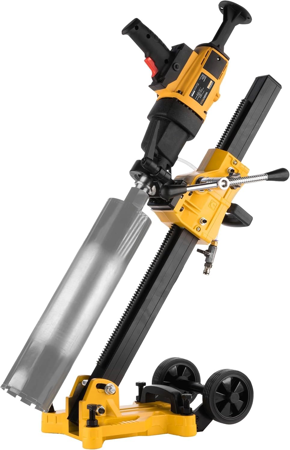 Pince de Fixation Ø 60 mm pour Supports de Carottage - Support de Montage pour Unité de Carottage - Pince de Fixation pour Carotteuse Diamantée - Espacement des vis L:80 mm/H:43 mm