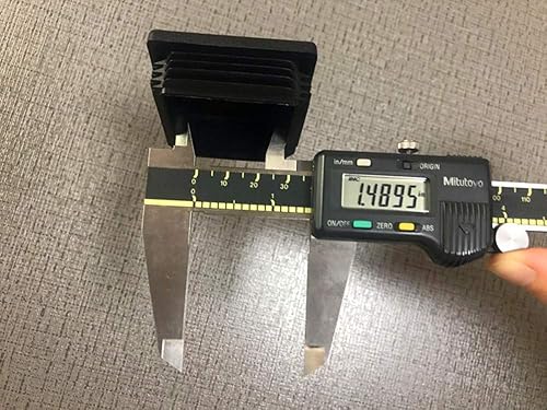 Miniatura 5 de 20 tapas cuadradas de 2 pulgadas para tubos de 2 pulgadas x 2 pulgadas, tapones cuadrados de plástico de 2 x 2 pulgadas, tapas de plástico para