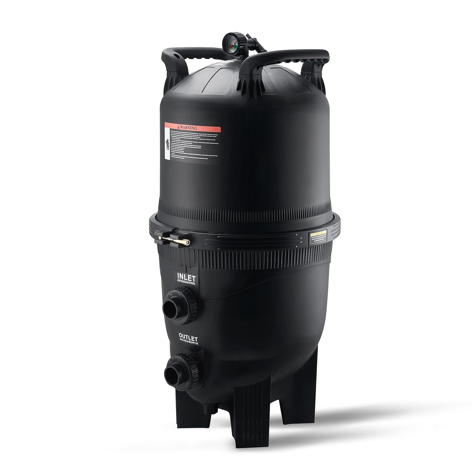 VEVOR Filtro per piscina a cartuccia, superficie filtrante di 49 m², filtro per piscina da incasso, sistema di filtraggio per piscine fuori terra con filtro di aggiornamento e a prova di perdite