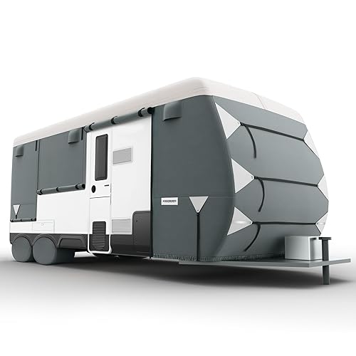 KING BIRD Heavy Duty 7-Layer RV Cover 27-30ft Travel Trailers
