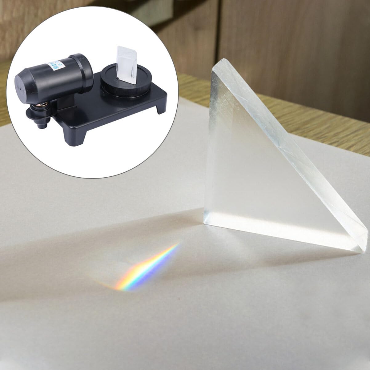 1set Dimostratore Ottico Per Dispersione Della Luce Strumento Didattico Per Esperimenti Di Fisica Con Materiali E Prezzo Competitivo