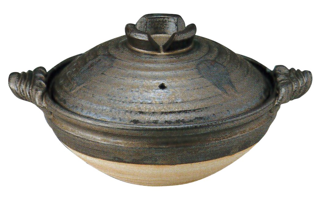 Amazon｜三陶 萬古焼 土鍋 ブラウン 28.5cm 2.3L 燻し9号鍋 116812 40