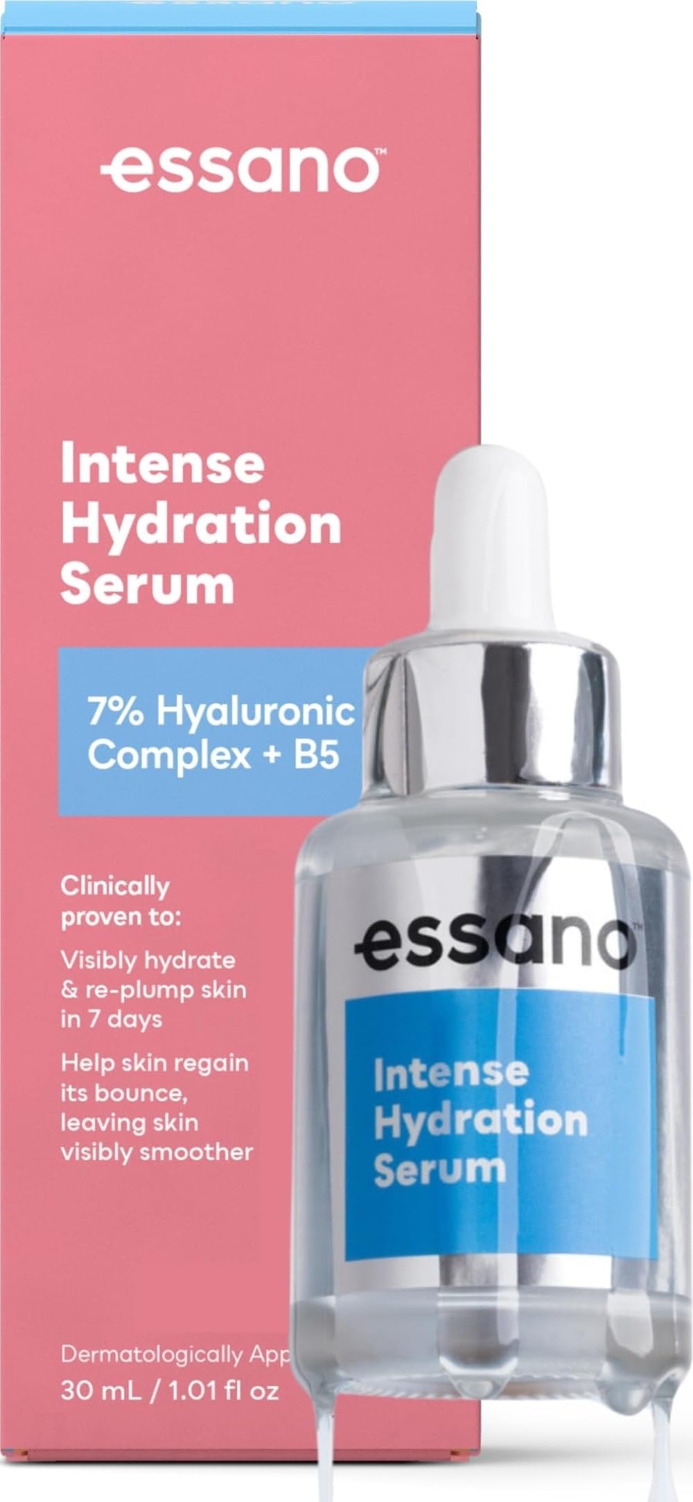Essano Intense Hydration Hyaluronic Acid Concentrated Serum - Instantly Hydrating, 20ml