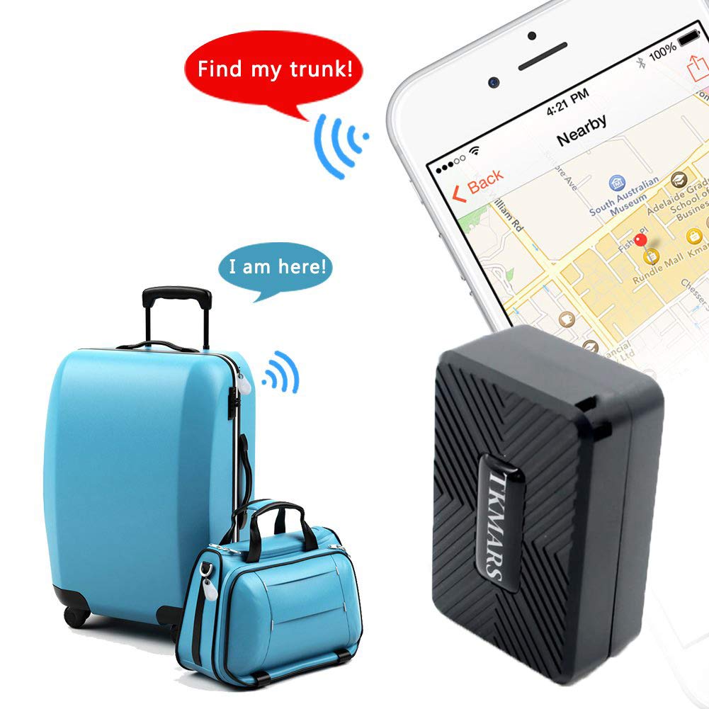 Mini Localizzatore GPS con Microfono senza Abbonamento, Piccolo Localizzatore GPS in Tempo Reale Impermeabile Anti Smarrimento per Moto Camion Scooter Barca Camper TK913 1500mAh