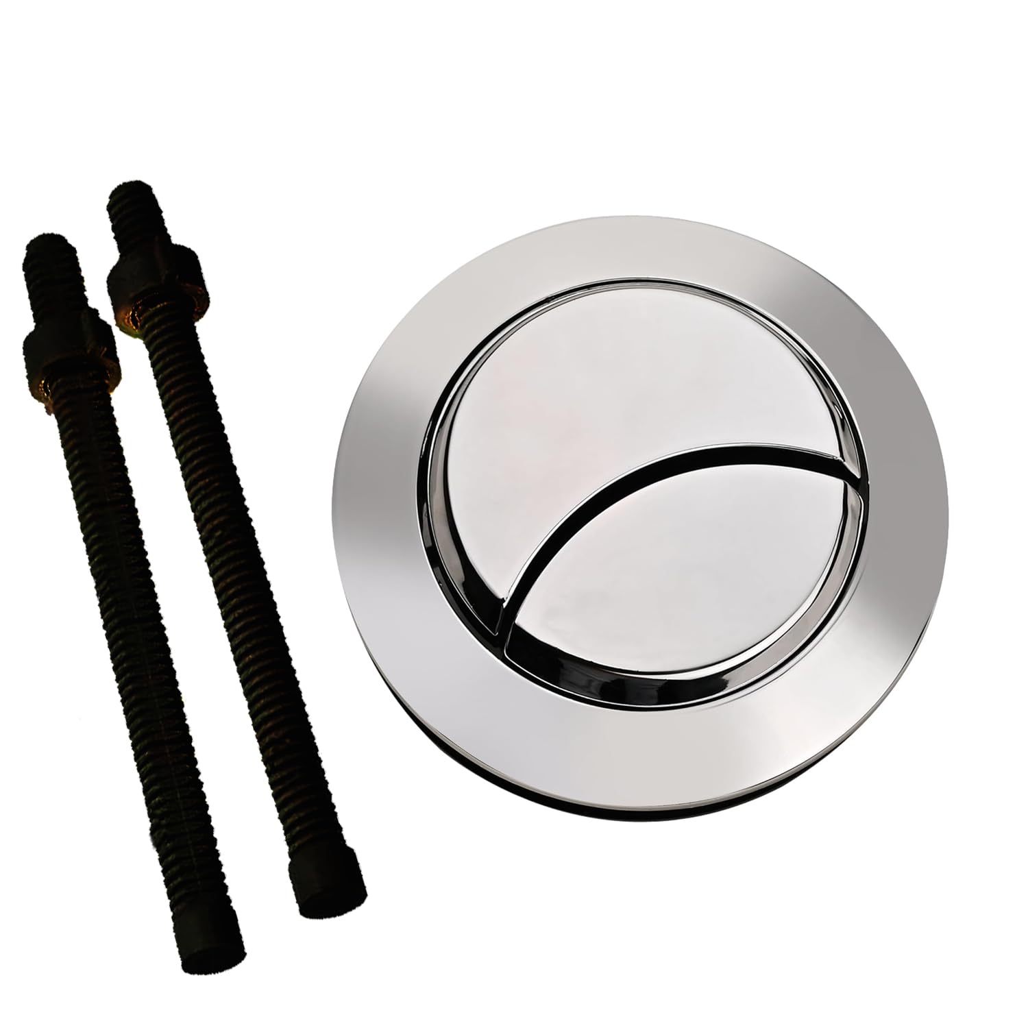 Divisha Toilet flush button | Commode flush tank push button | Round 58mm/2.3" Flush Tank Lever (1)-image-1