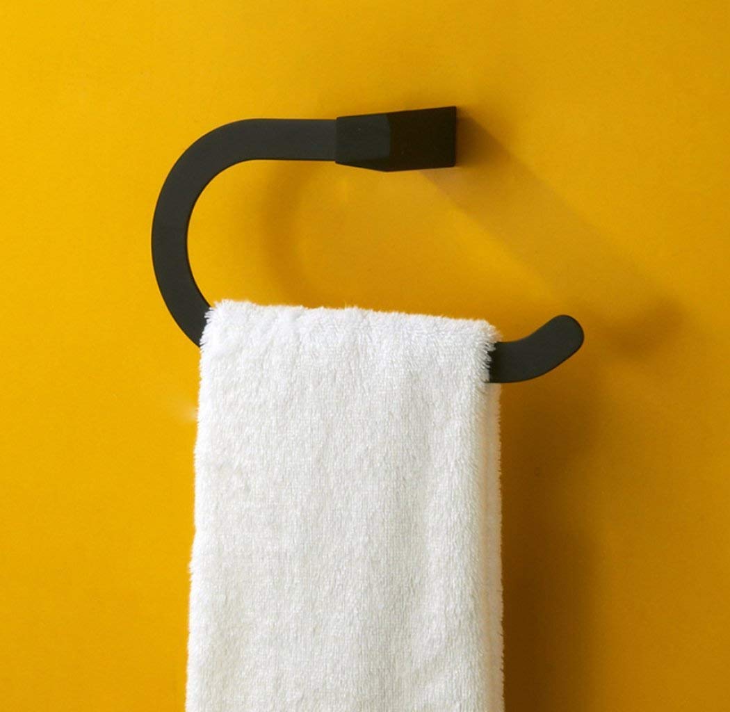 Porte-serviettes suspendu en acier pour en finir avec le linge humide au sol
