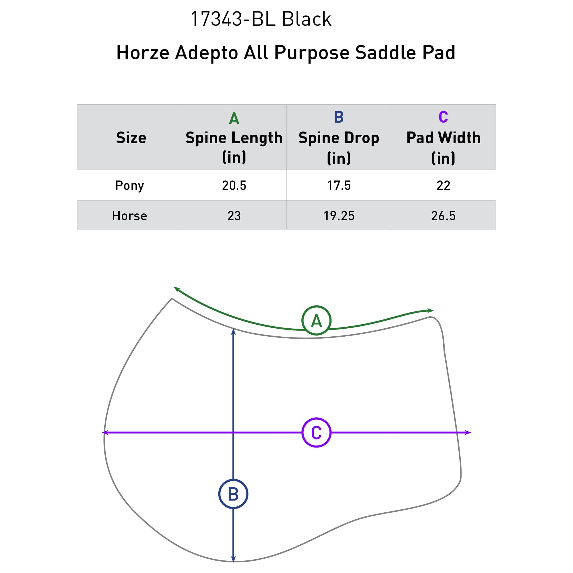 EquiRoyal Keyhole Seat Riser with Fleece Cover