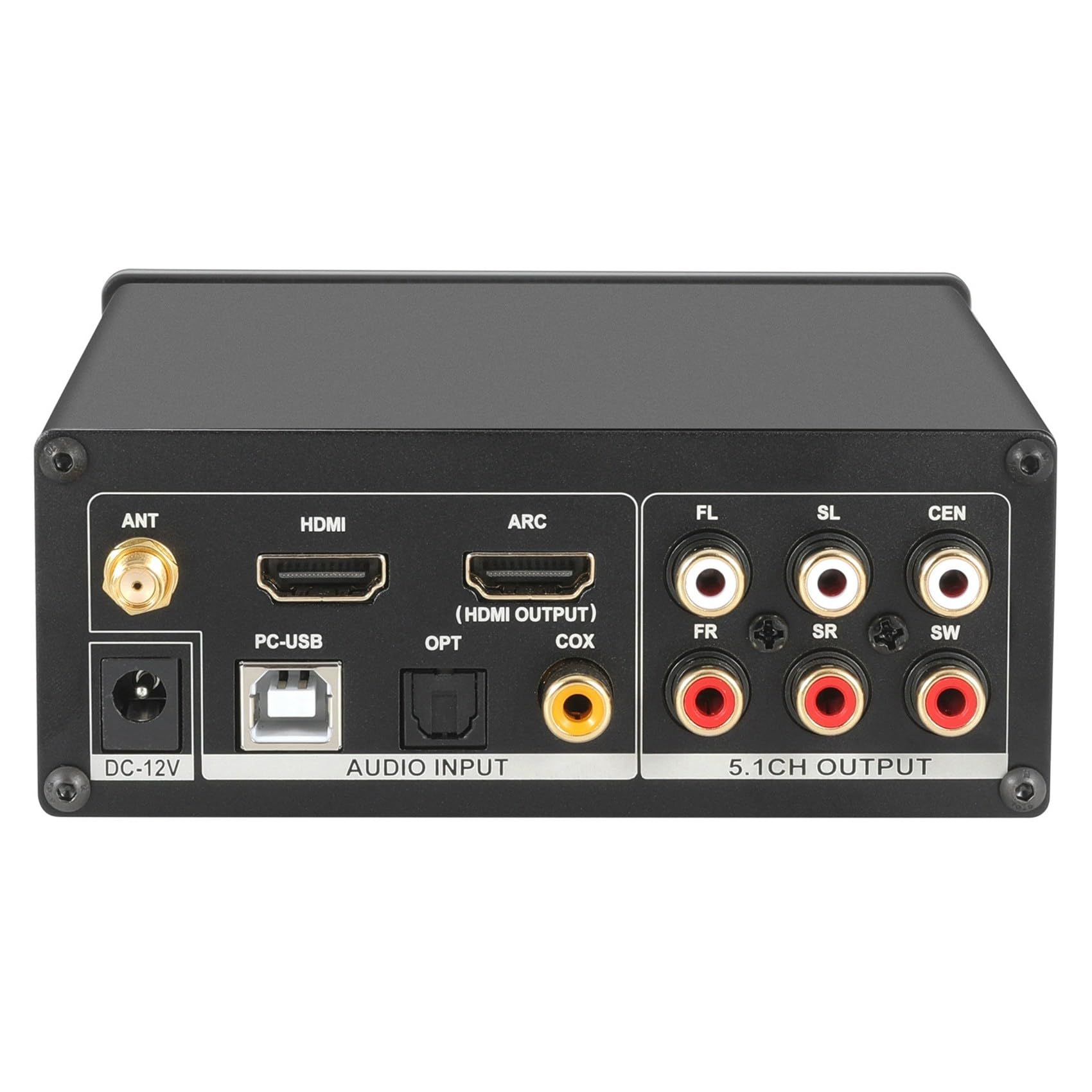 Lossless HiFi Digital Audio Decoder Player Bluetooth ES9038Q2M Professional Music Turntable DTS Decoding EU Plug