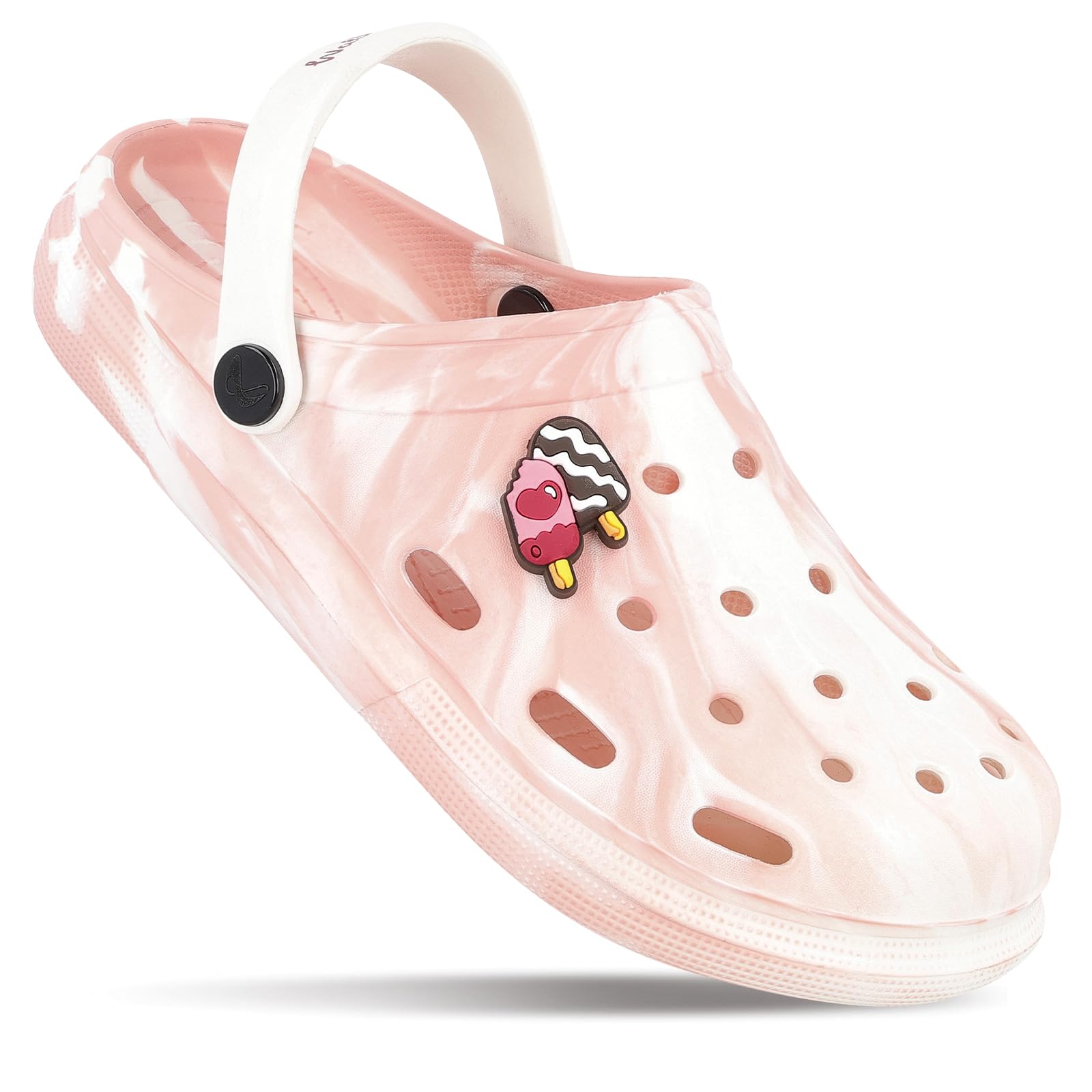Women's Stylish Clogs with Heel Strap, Lightweight and Ventilated for Casual Wear WC8960-image-14
