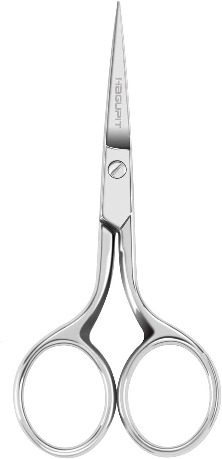 Small Precision Embroidery Scissors, 4" Forged Stainless Steel Sharp Pointed Tip Detail Shears for DIY Craft Thread Cutting, Needlework Yarn & Sewing