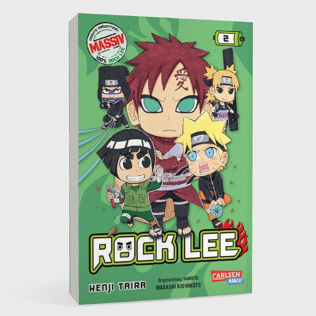 Rock Lee Massiv 2: Der NARUTO-Spin-off als Massiv-Ausgabe | NARUTO MASSIV der Bestseller-Garant und Welterfolg präsentiert ROCK LEE MASSIV.