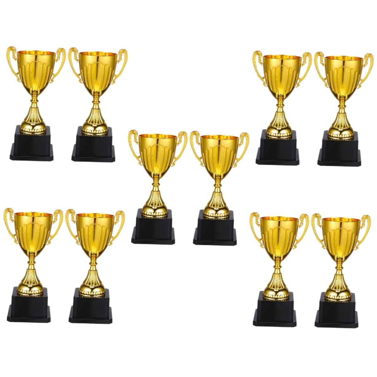 UKCOCO Trophäe Partyfeier Plastiktisch Plastikenten Preisträger Trophies Cups Cupons Trauzeugengeschenke Pokale Fußballgeschenke Siegerpokal Pokal Für Die Schule