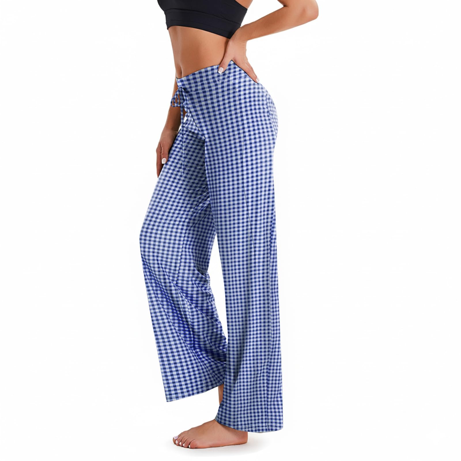 TNNZEET 3 Pack Women's Wide Leg Pants - Casual Loose Yoga Pants Sweatpants Lounge Pajama Pants