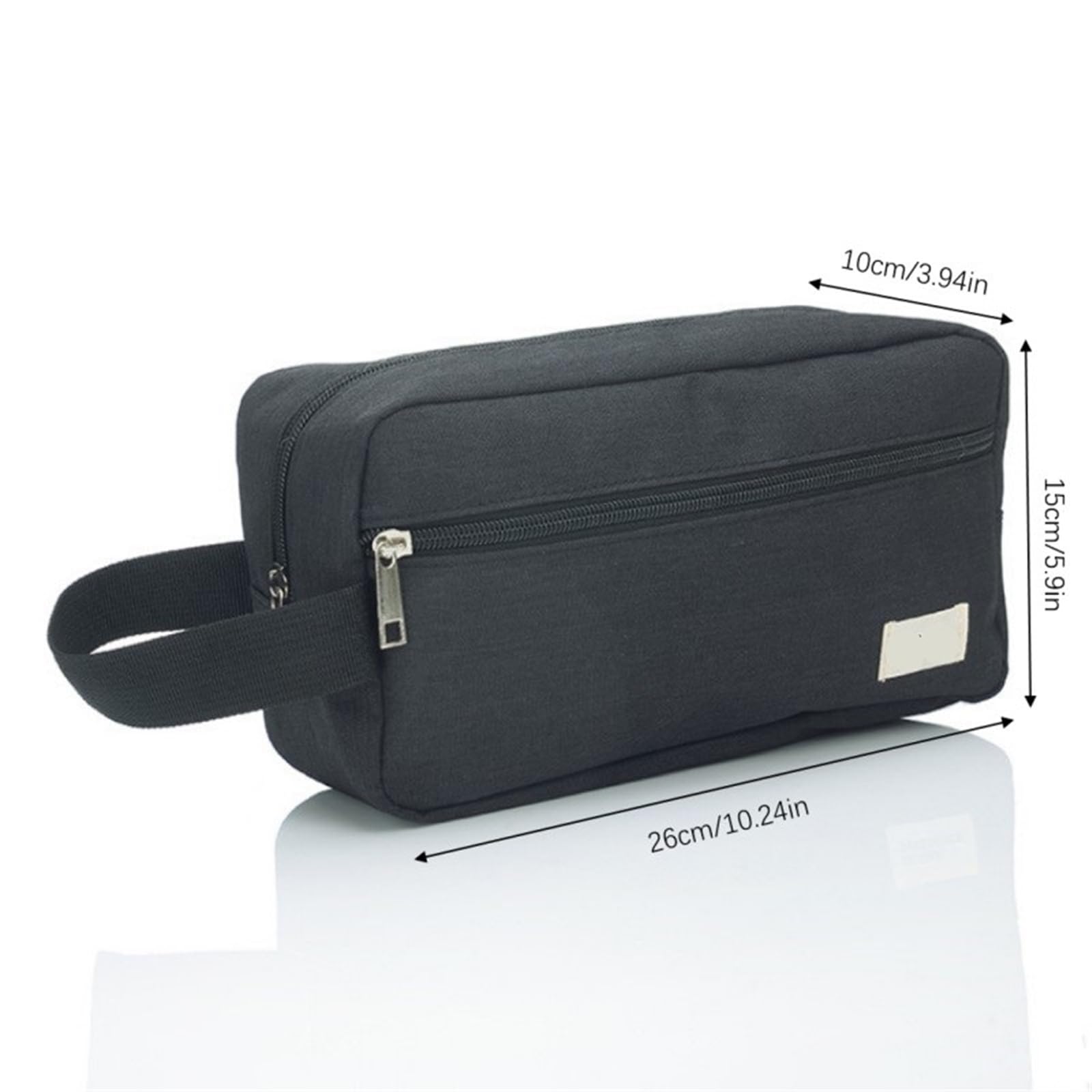 Neceser Bolsa de Aseo Colgante, Bolsa de cosméticos de Viaje portátil Impermeable de Gran Capacidad for Hombres y Mujeres, Organizador de Almacenamiento for Baño para Hombre(Black)