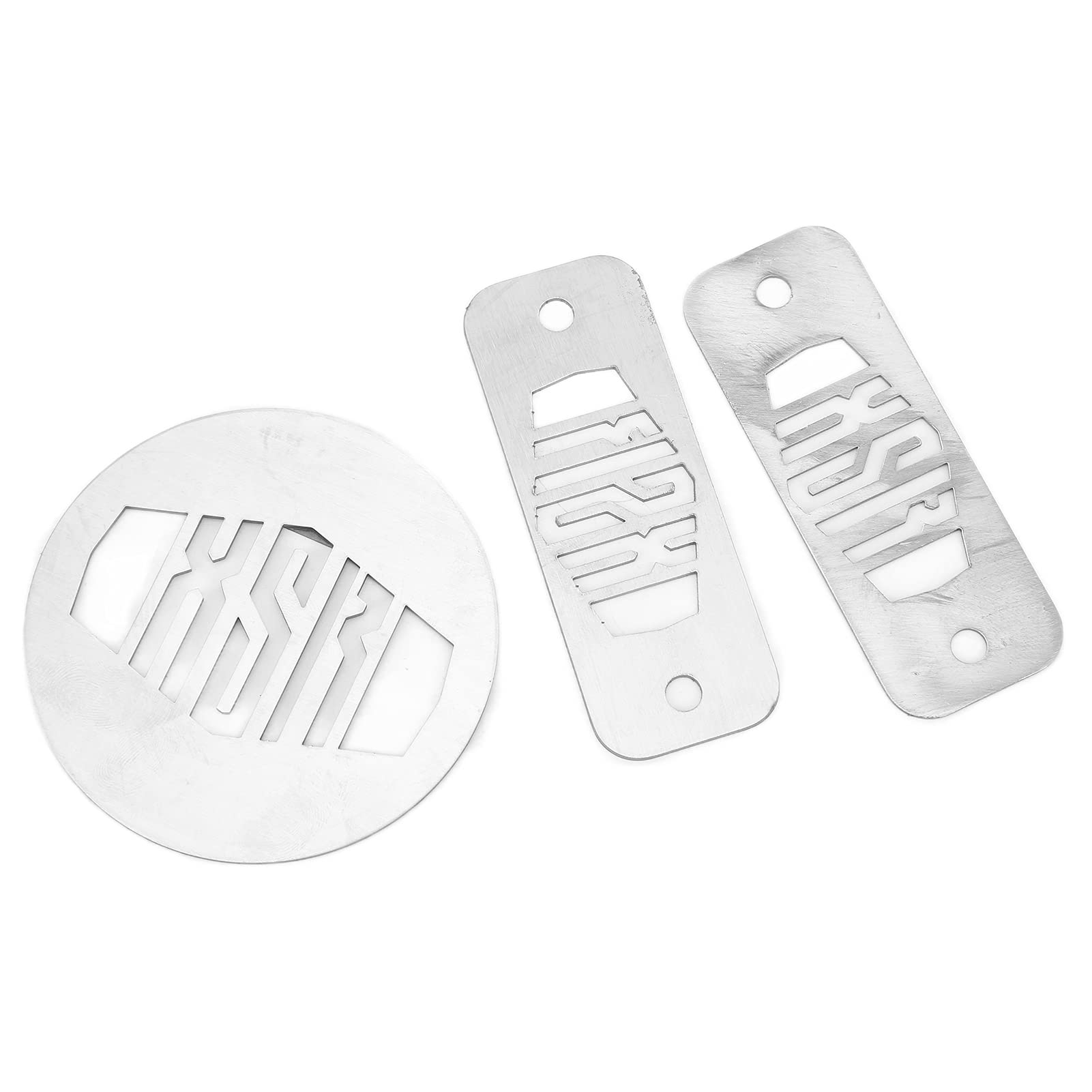 Akozon Kupplungsdeckel Top, 3PCS Motorrad Kupplungsdeckel Top Edelstahl Pulverbeschichtet Ersatz für XSR900 XSR 900 2016-2021(Silber)