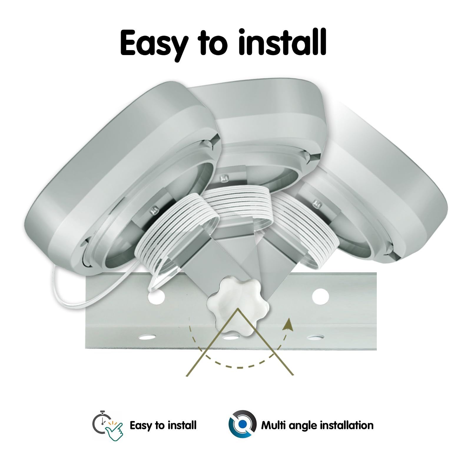 Mounting Bracket For MyQ Smart Garage Hub (MYQ-G0401-ES) – No-Drill, Damage-Free Install With Cord Manager