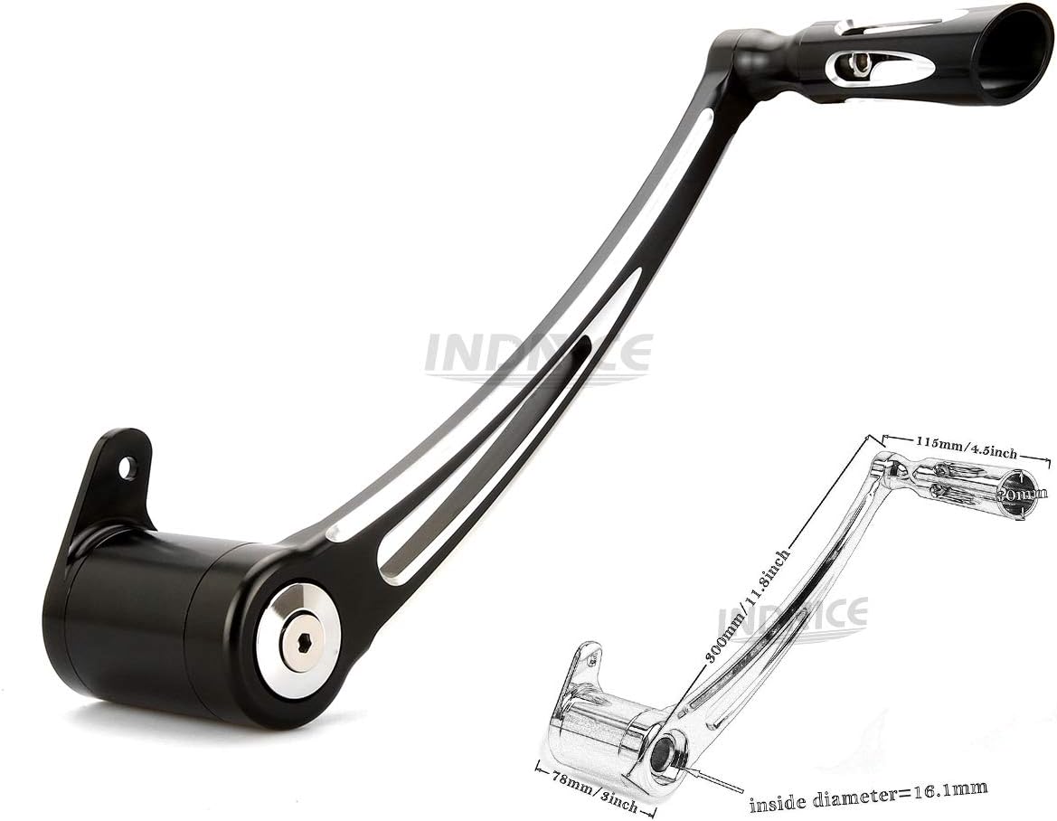 For harley Black Rear Brake shifter shaft levers softail Fat Boy FLSTF shifter peg Heritage Deluxe slim heel toe shifter levers 2000-2017