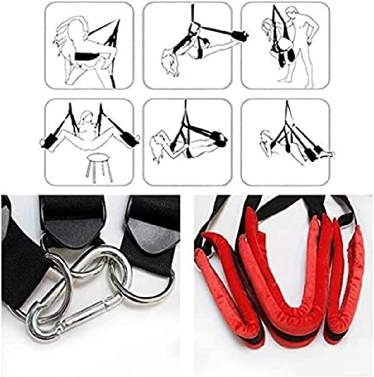 Columpio De Puerta Interior, Resistente, Ideal para Fiestas, Entrenamiento De Yoga, Gran Regalo para Hombres Y Mujeres.