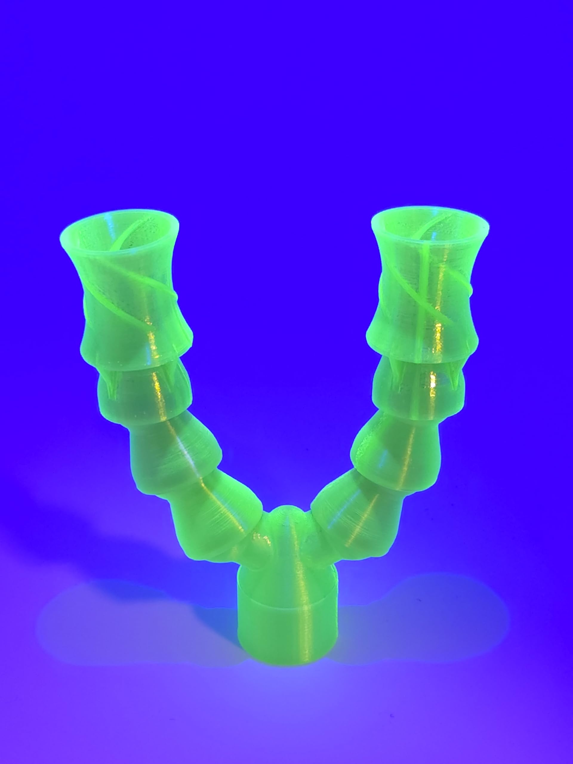 Generador de flujo aleatorio dual para acuarios refrigerados de mar rojo, adaptador de 25 mm a 1/2 pulgada, material PETG, sistema de mejora de circulación de agua de tanque de arrecife con 2