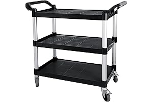 WDT 3-Tier Heavy-Duty Rolling Utility Cart