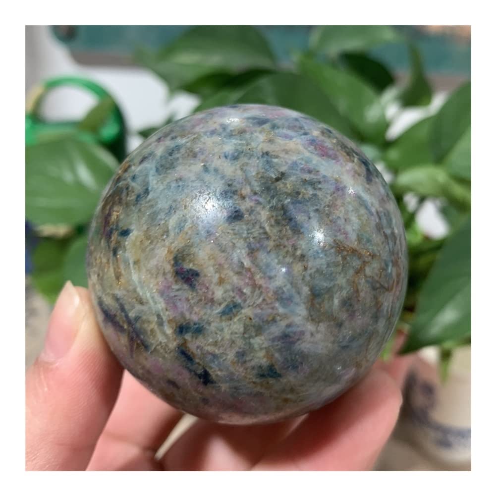 OURVER 60-65 mm Decorazione for la casa Sfera di Pietra di Cristallo Sfera di Pietra Naturale Bella Pietra di Cristallo Naturale ZUZAOJUYIN