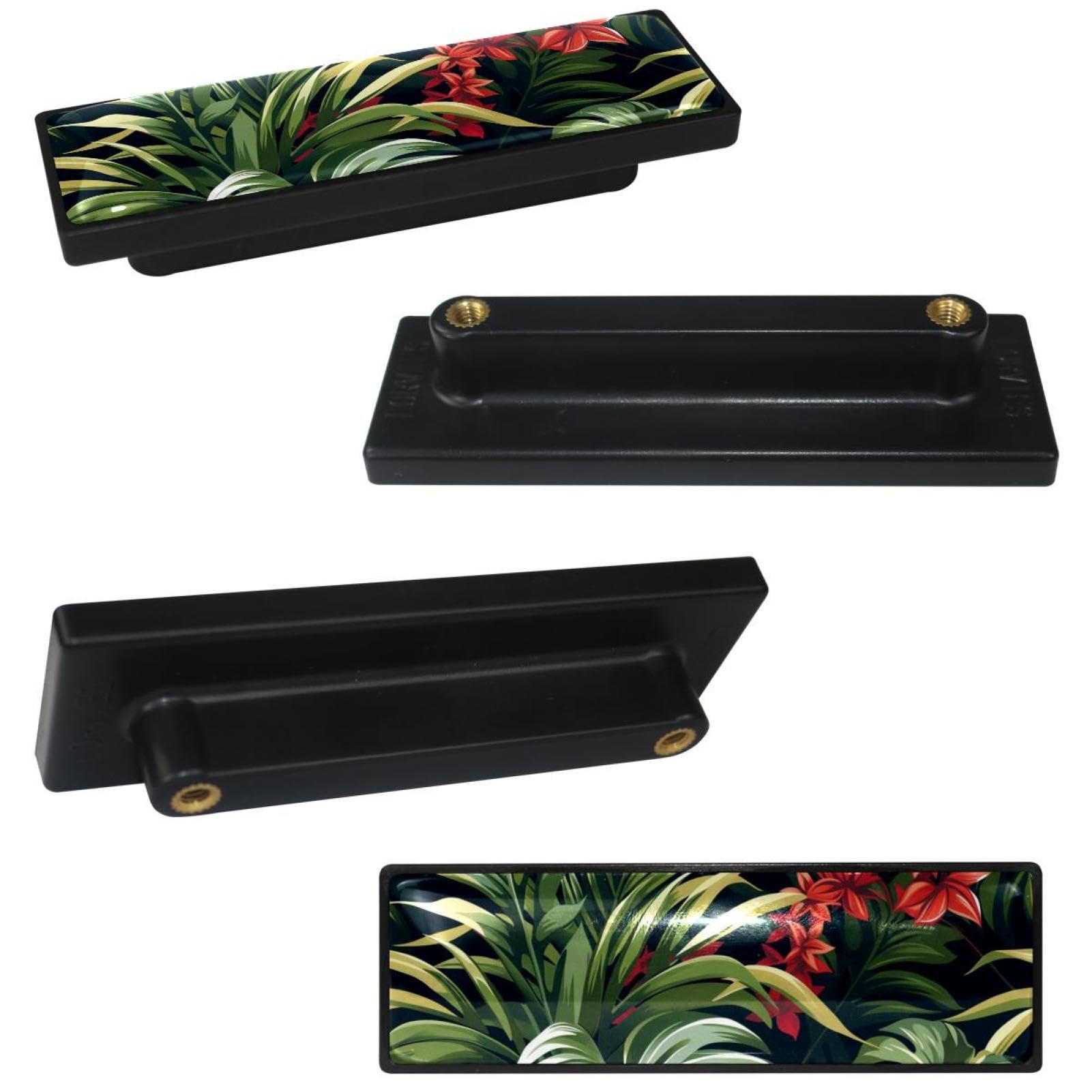 4 Pack 3.6inch Length Black Kitchen Cabinet Knobs Stainless Steel Drawer Knobs Bedroom Dresser Knobs for Men Women Girls, Nursery Knobs