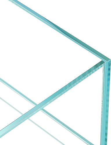 Miniatura 31 de LANDEN Tanque de acuario de hierro bajo sin borde de 25C de 3.7 galones, 9.84 x 9.84 x 9.84 pulgadas de alto, 0.197 in de grosor con alfombrilla