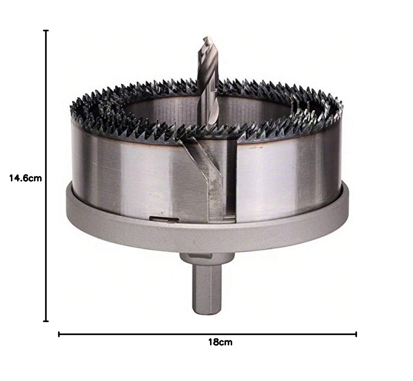 Bosch 5-częściowy zestaw otwornic (do twardego drewna, miękkiego drewna, fornirowanego drewna, Ø 68-100 mm, akcesoria do wiertarki)
