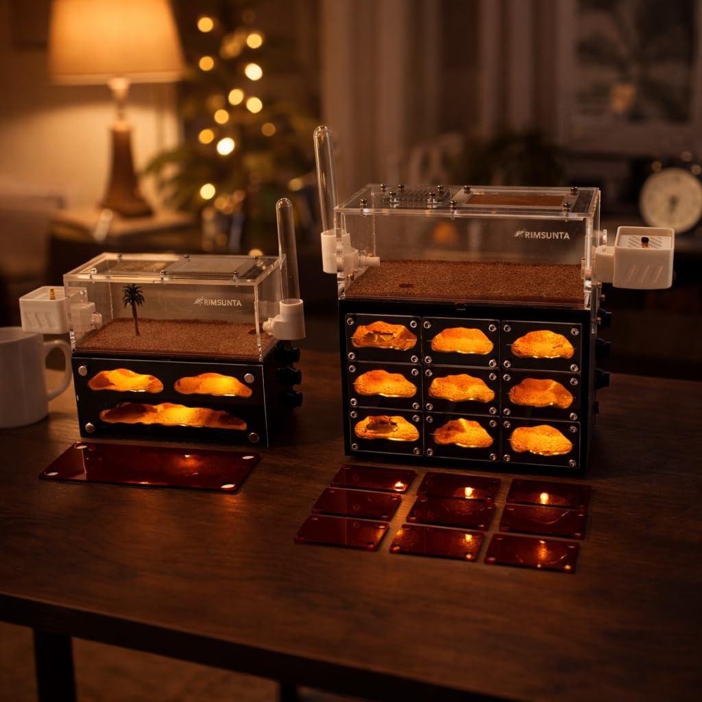 Lumen Series-Hotel with Built-in Lights and Replacement Lights with Water Feeder and Trash Box with Start Kit