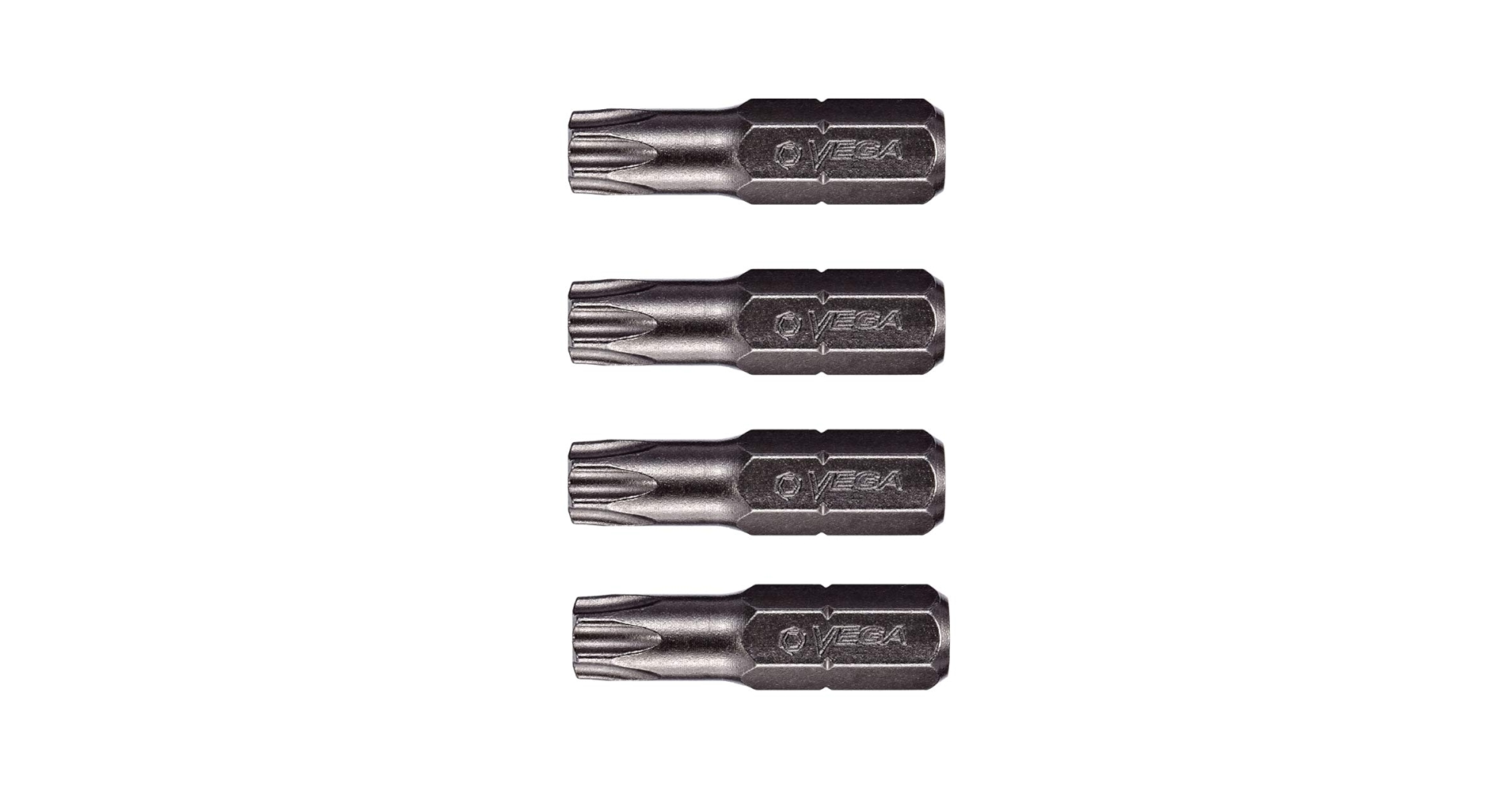 セキュリティ・セーフティ vega VEGA T30 TORX Security Bits. Professional Grade ¼ Inch Hex