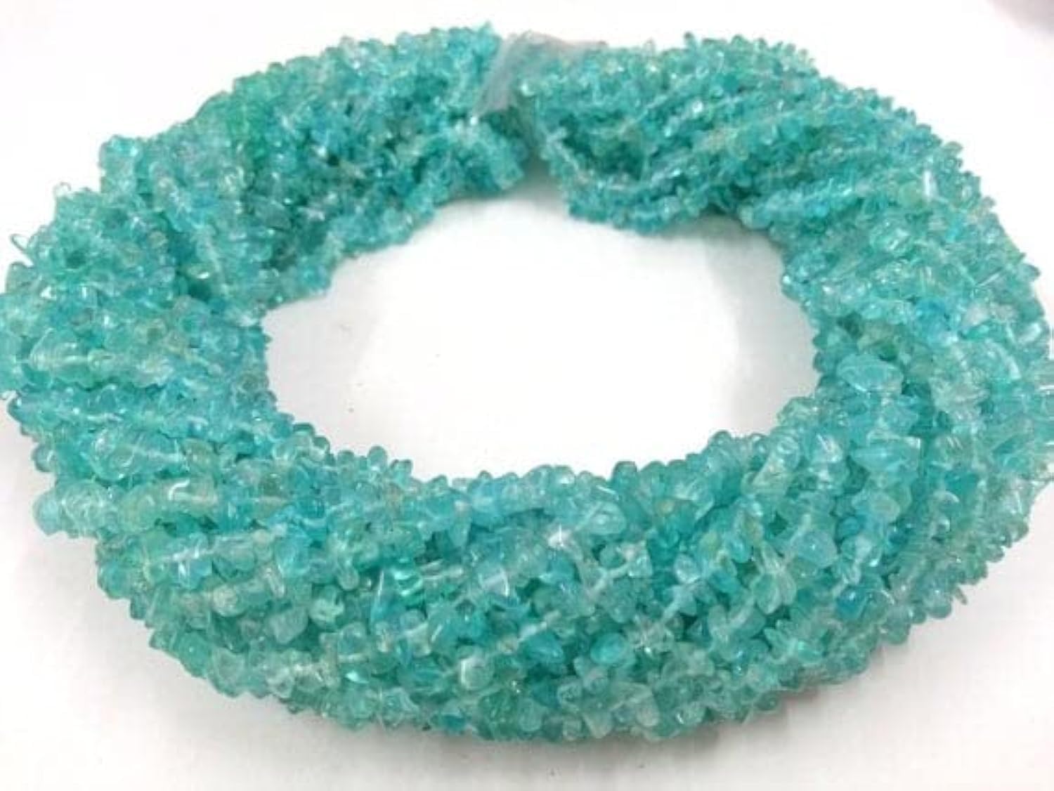 Apatite bleu ciel en perles irrégulières pour réparer et personnaliser vos colliers