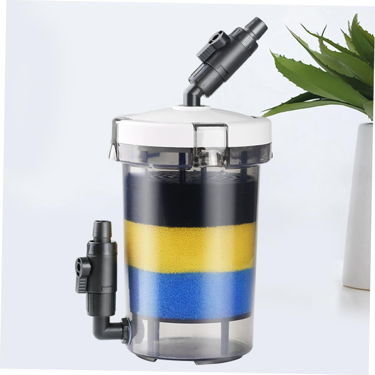 Generisch 1stk Frontfilter Für Aquarien -auf Aquarienfilter Panzer Kanisterfilteraquarium Tauchfilter Für Aquarien Tauchtank Auf Der Rückseite des Aquariums Filterpumpe Transparent