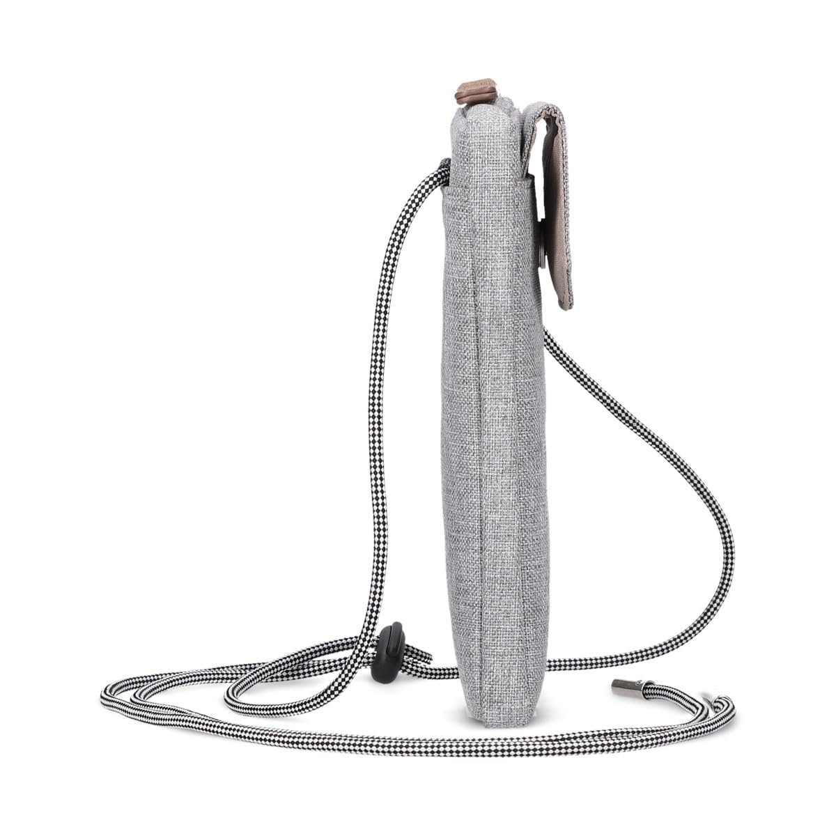 Zwei Handytasche zum Umhängen Olli OP30 Smartphone-Etui 19 x 11 cm, Kleingeldfach + 4 Kartensteckfächer, umlaufender Reißverschluss, längenverstellbarer Riemen, Robustes Material (Blau)