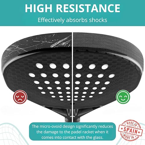 Miniatura 2 de Protector Marco de Padel - Protector de Pádel (2 unidades) - Accesorios de Pádel - Protector de raqueta - Fácil de reemplazar - Diseñado y fabricado