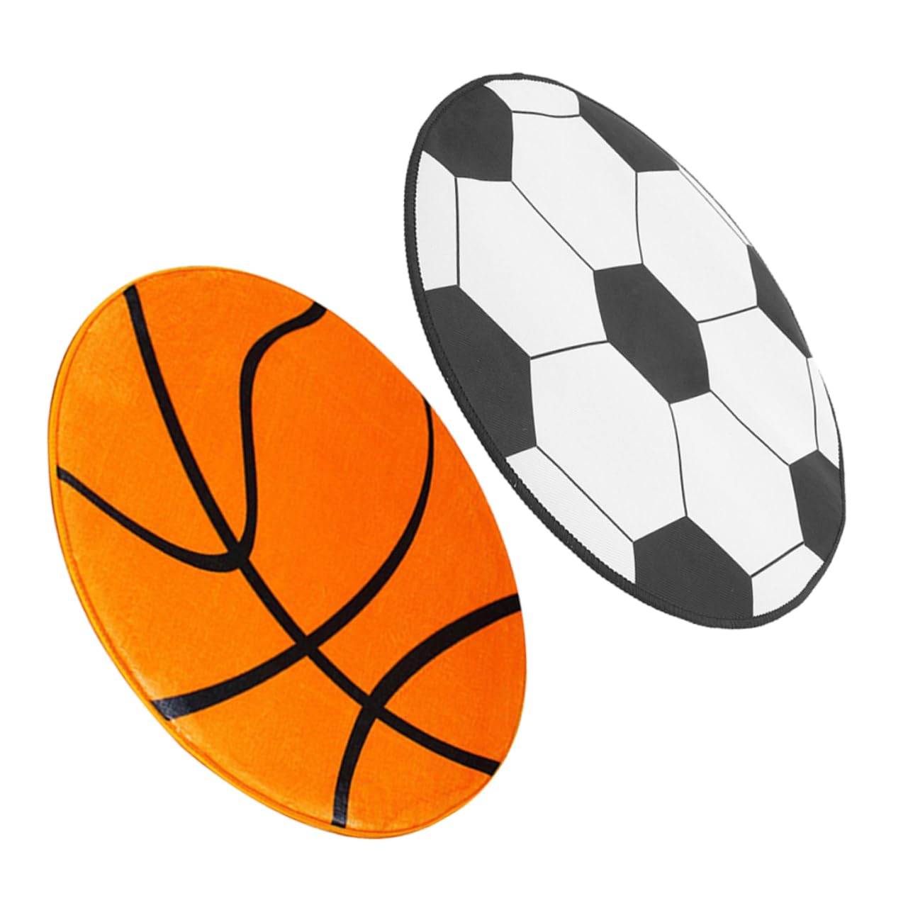 Tapis de chaise de football rond antidérapant pour protéger les parquets
