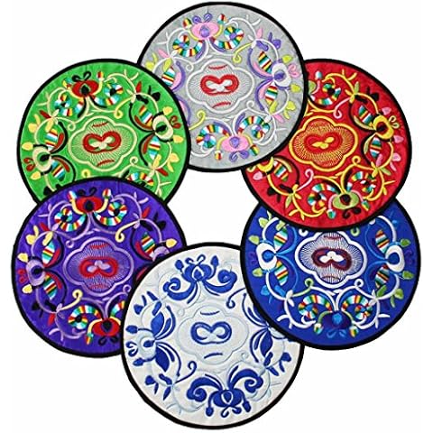 kilofly Vintage Floral Design Placemat Set Cover