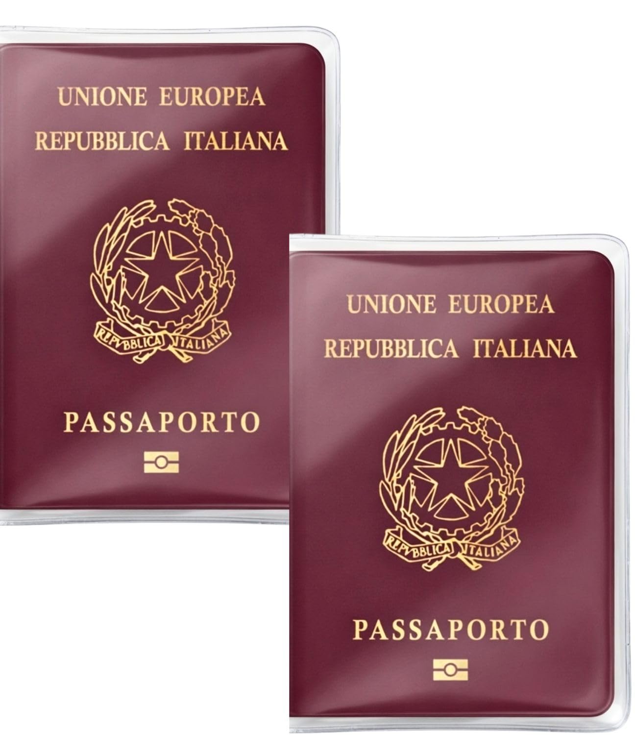 Ugozen Porta Passaporto Transparente | Etui di Protezione Pratico per Passaporti | Pochette per Passaporto da Viaggio - Protezione Ottimale (2)