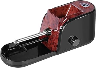 Electric Cigarette Machine Automatic Tobacco Injector Empty Smoke Tube Filling Machine Portable Roller Cigarette Machine for Home Made Tobacco Outdoor Cigarettes