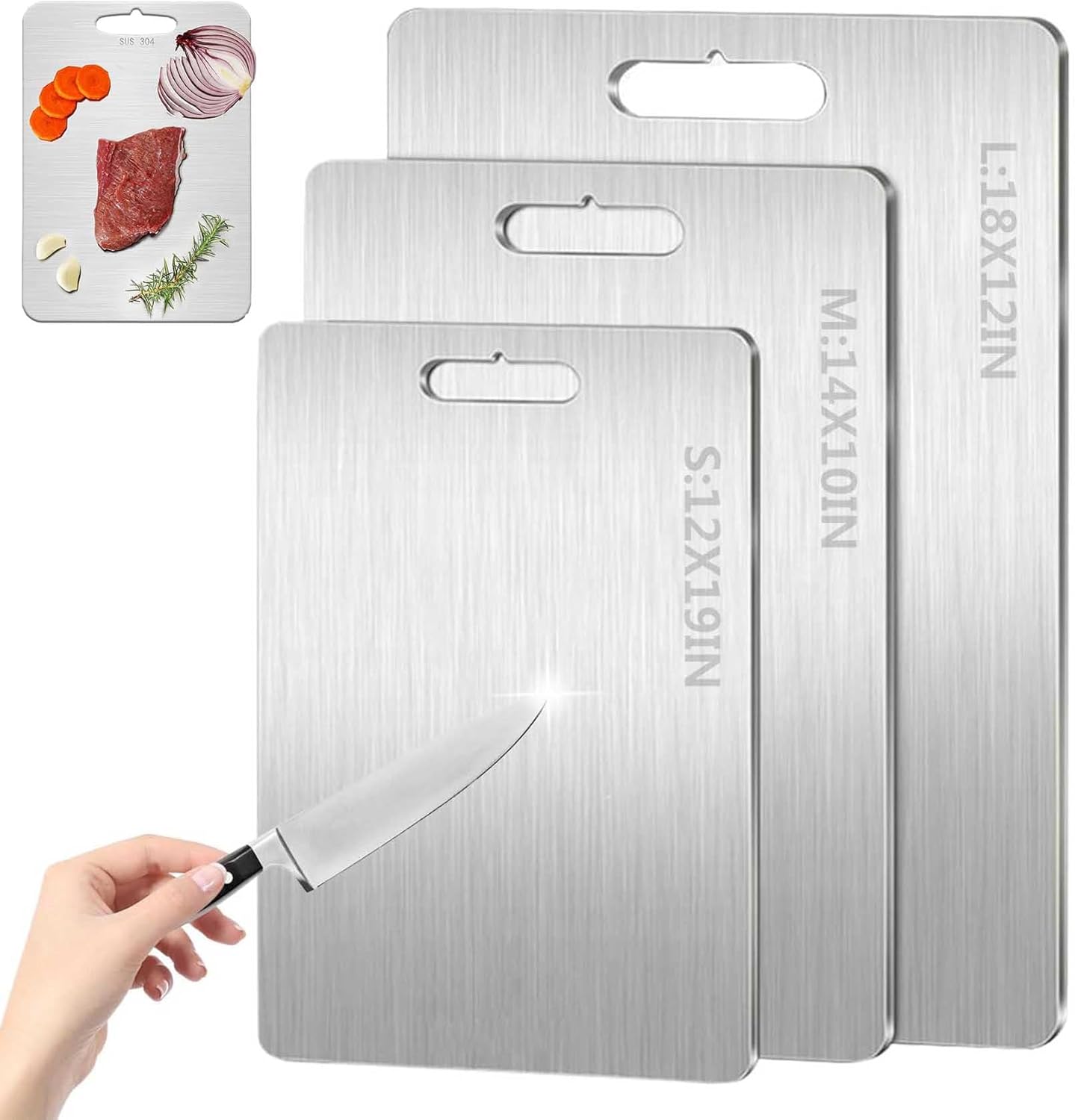 Are Titanium Cutting Boards Hard On Knives Amazon.com: Devulri Titanium Cutting Board, Titanium Cutting Boards for