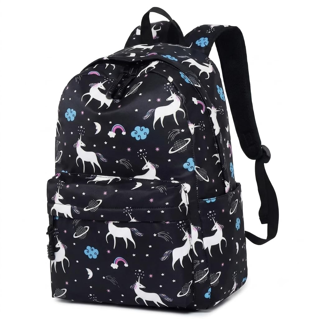 Fashion Printed Backpack for Women & Girls | Casual School College Bag | Spacious Lightweight Daypack with Side Pockets-image-3