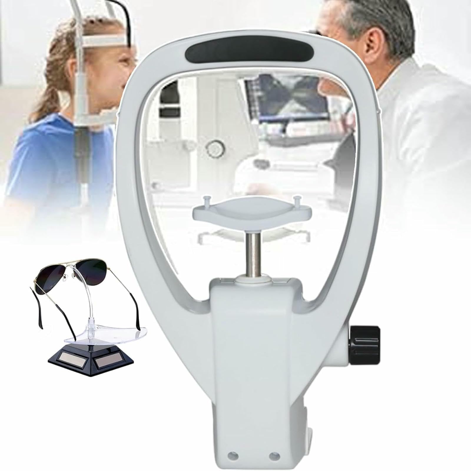 Ensemble de Supports de mentonnière réglable pour lunettes