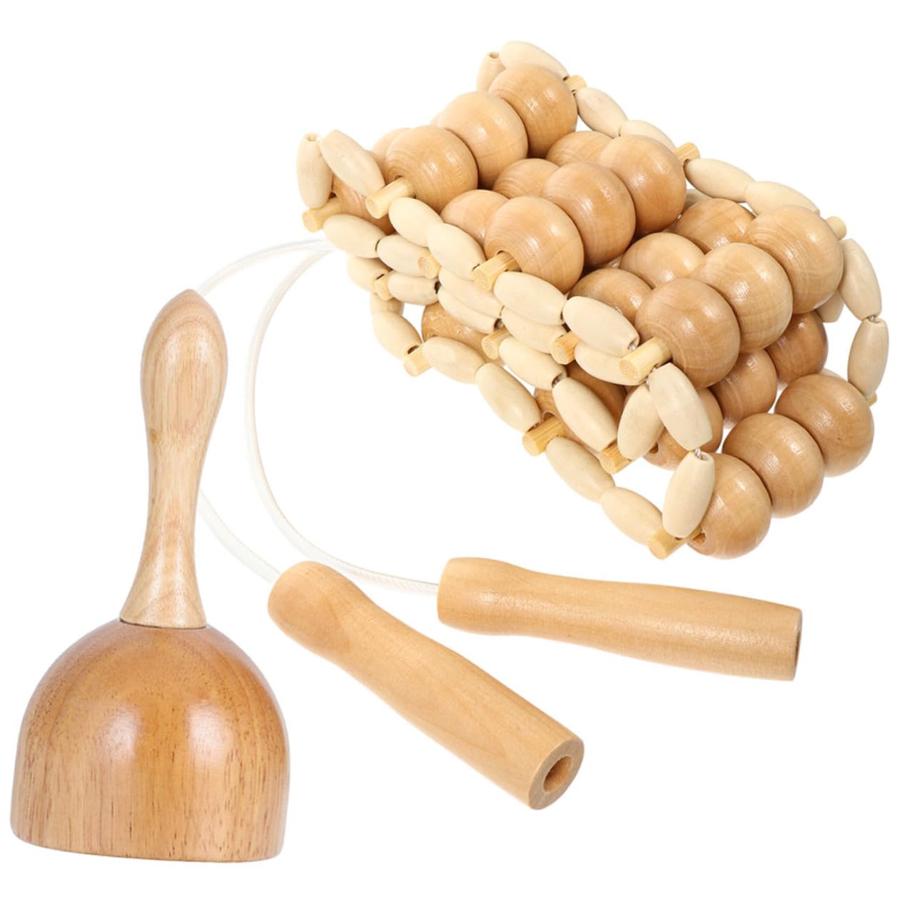 Herramienta de Masaje de Madera para Masajeador de Ventosas para Espalda y Cuerpo Portátil para Relajación y Mejora Circulación