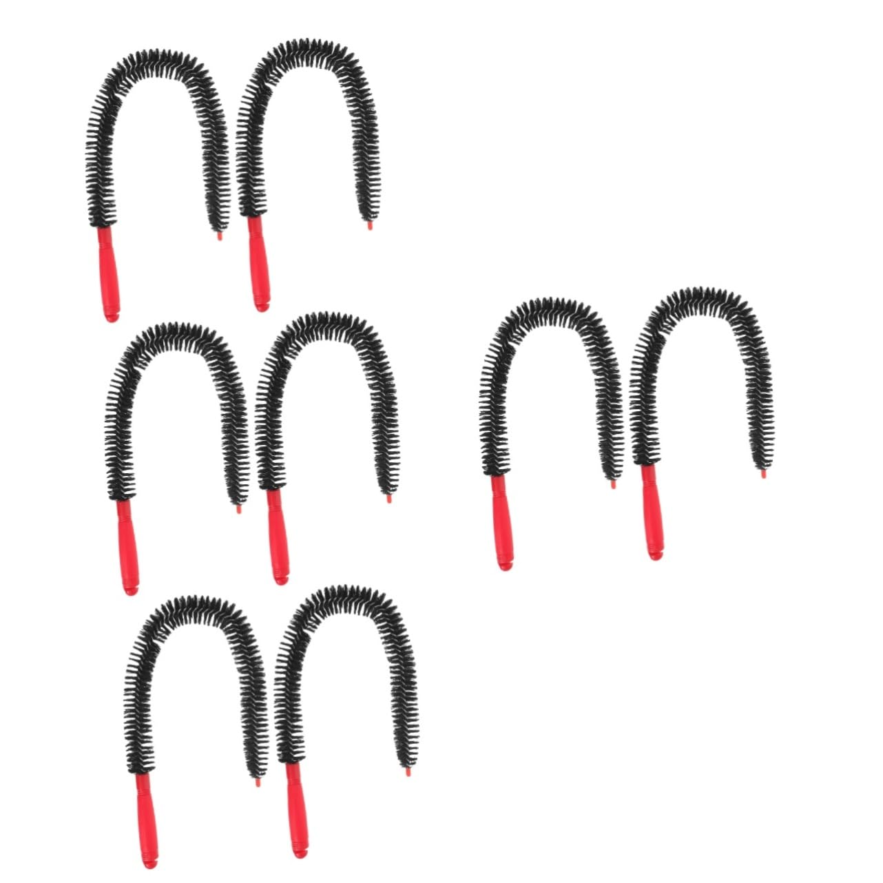 Cabilock 4 Set Spazzola Per La Pulizia Spazzole Spolverini Per La Pulizia Estensibili Pennello Pulizia Spazzola Flessibile Con Manico Più Lungo Pennello Pulitore Flessibile Nylon 2 Pezzi*4