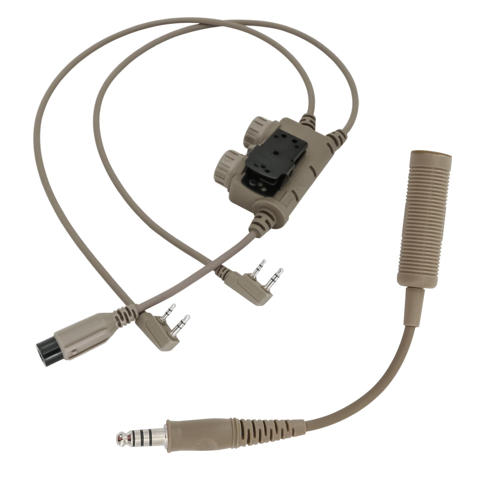 Amazon.com: Hearangel U94 PTT Dual Push to Talk Ken 2 Pin Plug