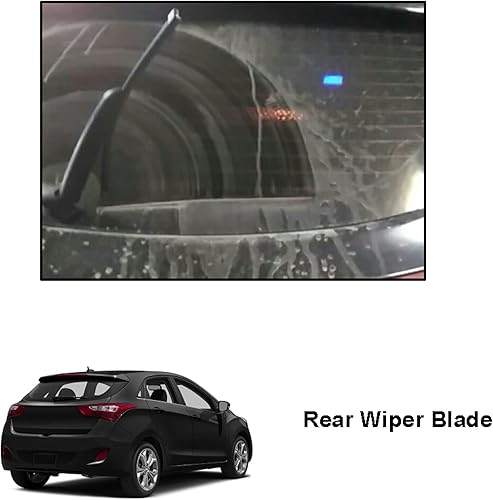 Miniatura 2 de WouND Limpiaparabrisas trasero, para Kia para Cerato YD 2012-2017 de 13 pulgadas, repuesto de ventana de limpieza de parabrisas trasero