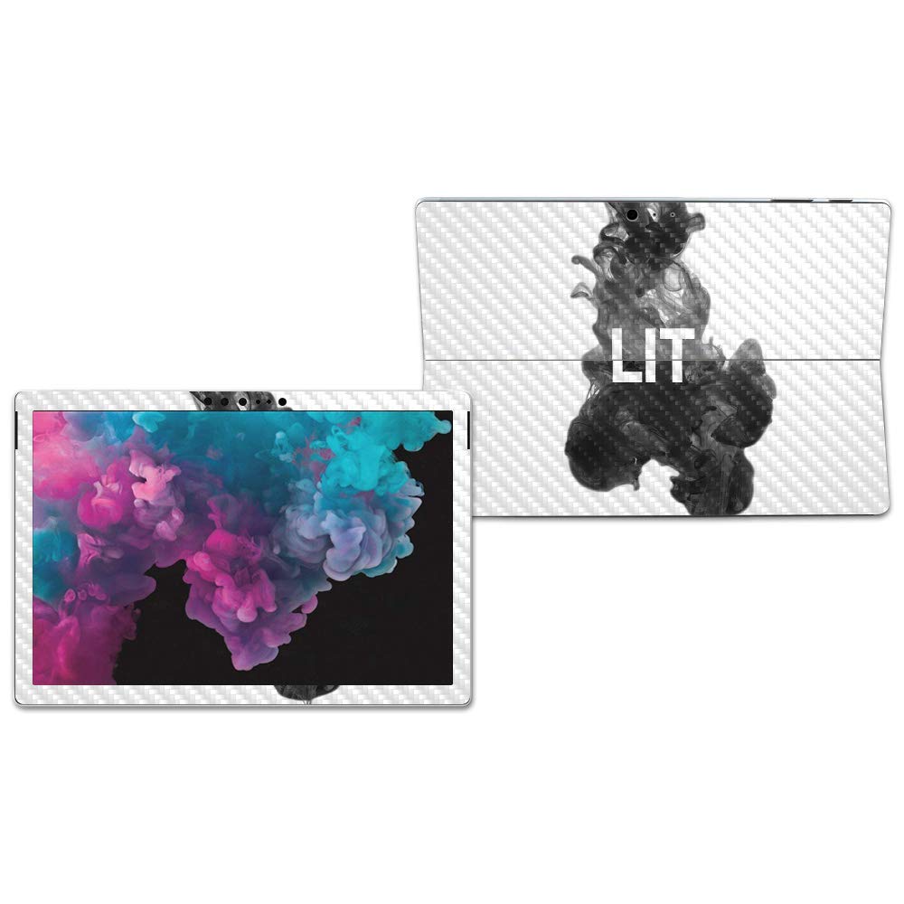 MIGHTY SKINS MightySkins Carbon Fiber Skin for Microsoft Surface Pro 6 - Lit | Protective, Durable Textured Carbon Fiber Finish | Easy to Apply, Remove, and Change Styles | Made in The USA