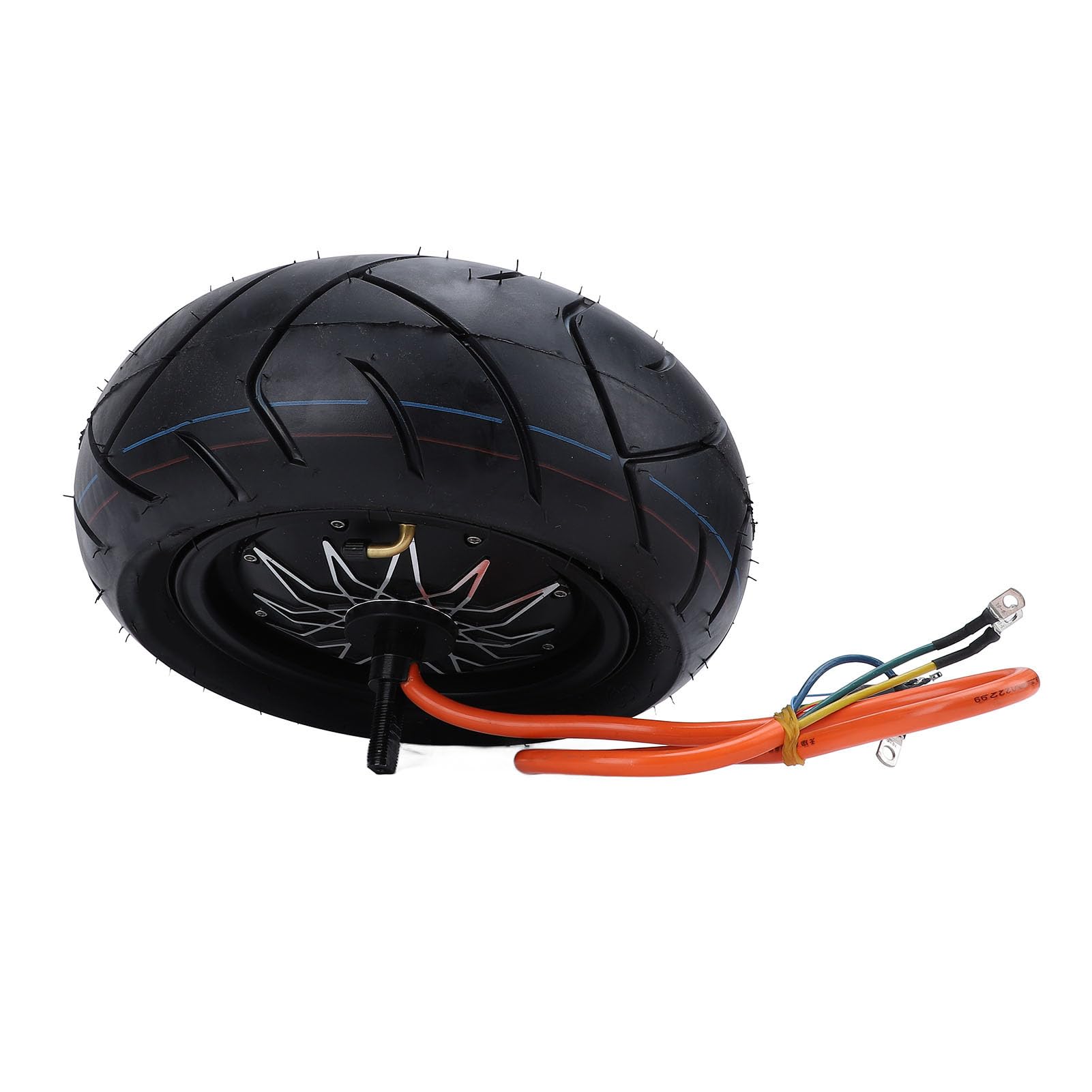 CHICIRIS Motore del della Ruota da 14 Pollici, Motore del della Bici Elettrica in Lega di Alluminio da 8000 W a 10000 W Freno a Disco Dual Hall IPX6 a Basso Rumore con Pneumatico a Vuoto per